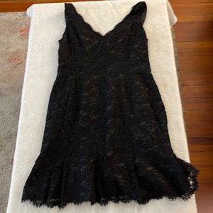 Black cocktail dress
